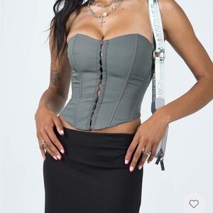 Grey corset